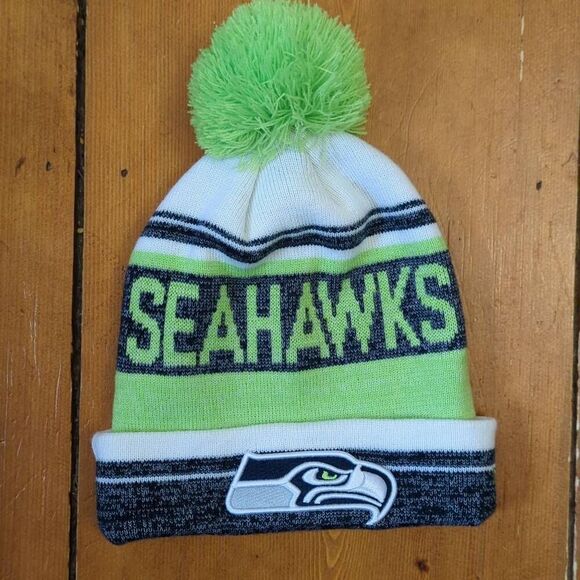 Seattle Seahawks NFL New Era Winter Hat Beanie - Picture 1 of 5